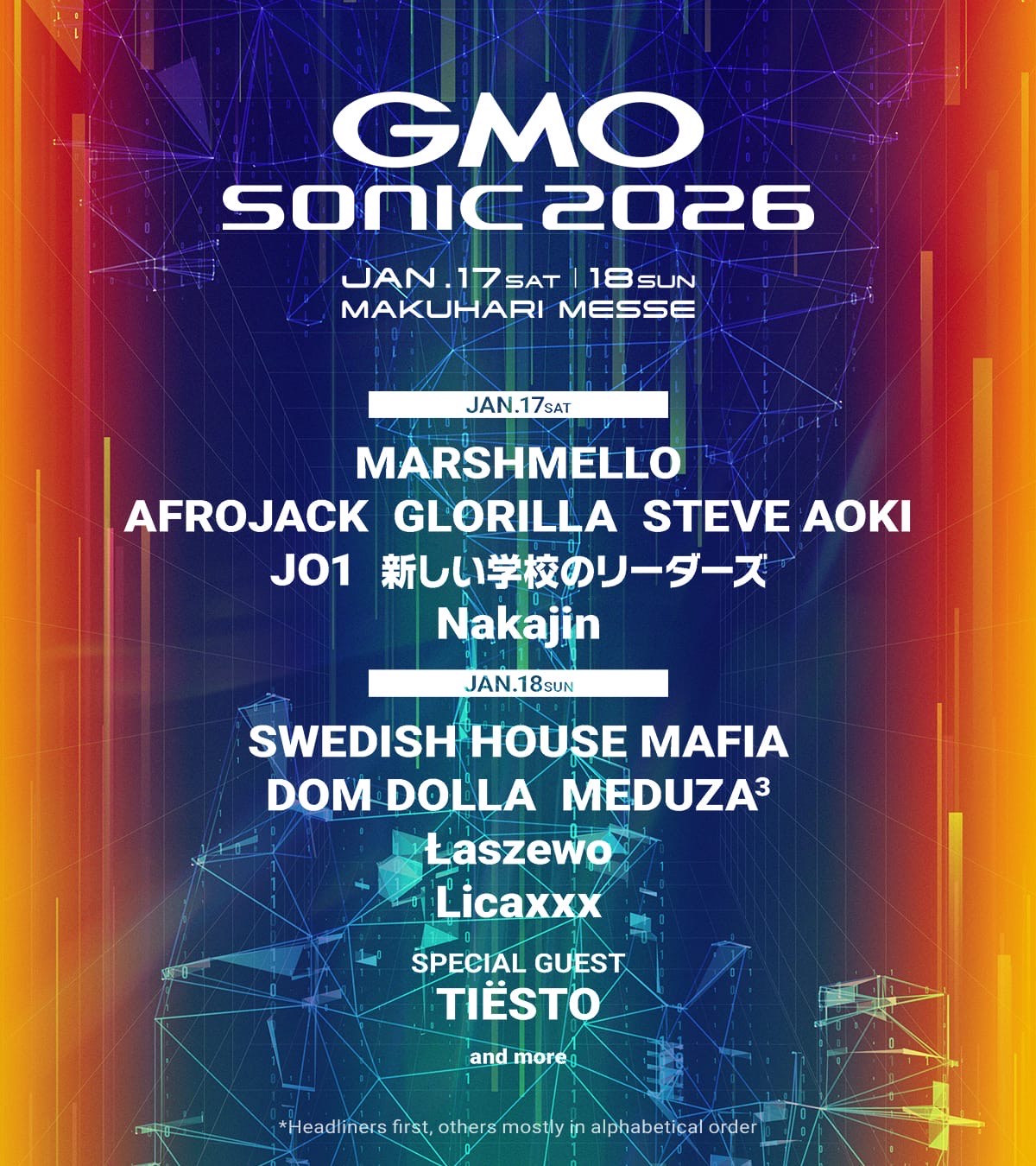GMO SONIC 2026出演！