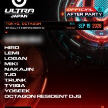 2026.09.19 ULTRA JAPAN OFFICIAL AFTER PARTY Performance!